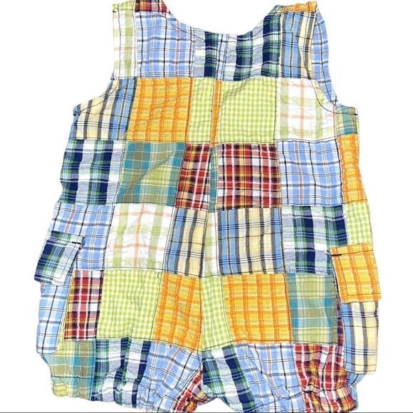 4/$25 B.T. Kids Patchwork Romper - Picture 5 of 5